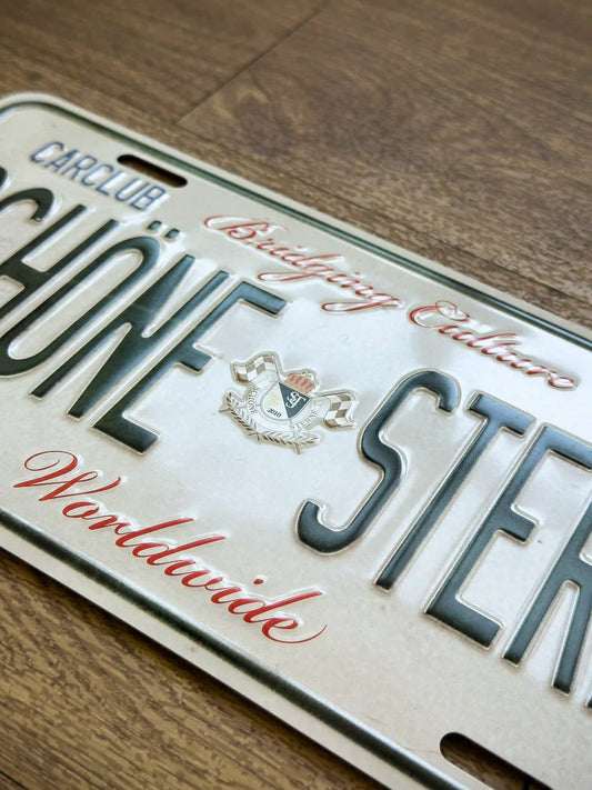 US Kennzeichen Vintage Style