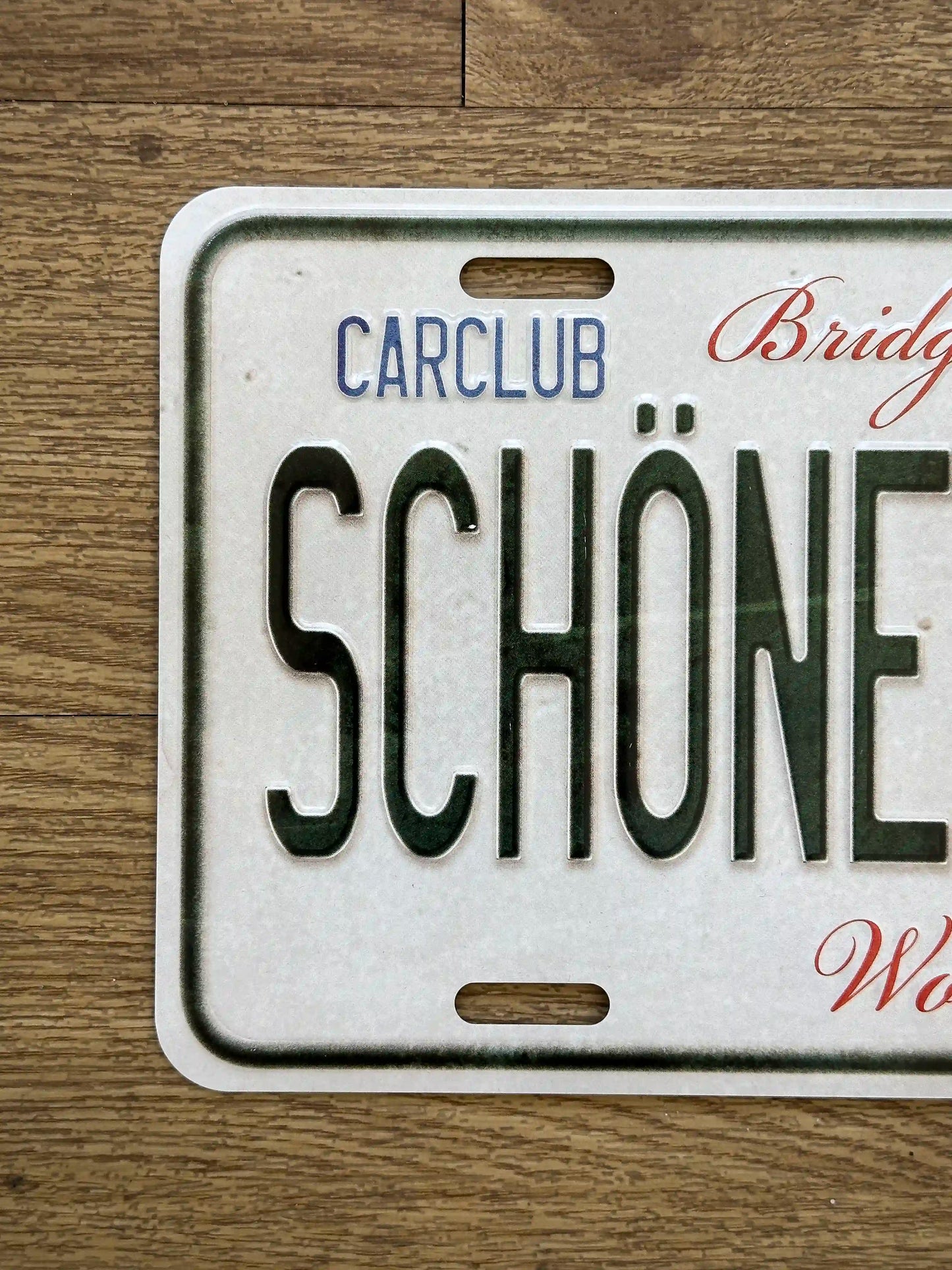 US Kennzeichen Vintage Style